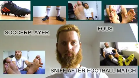 Barefoot soccer player Fous