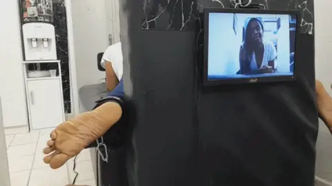 Rhaysa in new 2026 foot tickling video