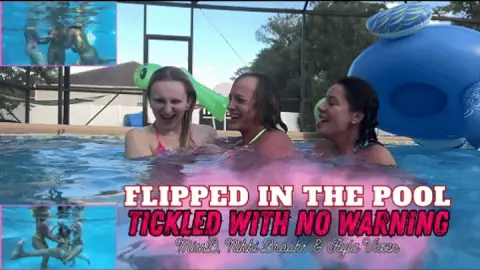Nikki Brooks, Ayla Vixen and MissB in a Wet n’ Wild All-Out Tickle Fight - (HD 1080p MP4)